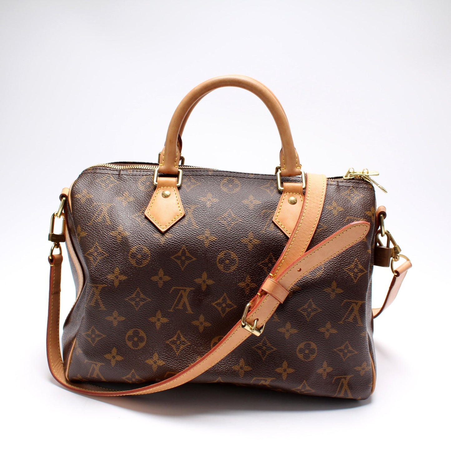 Louis Vuitton Speedy 30 Bandouliere Monogram Handbag Monogram 28