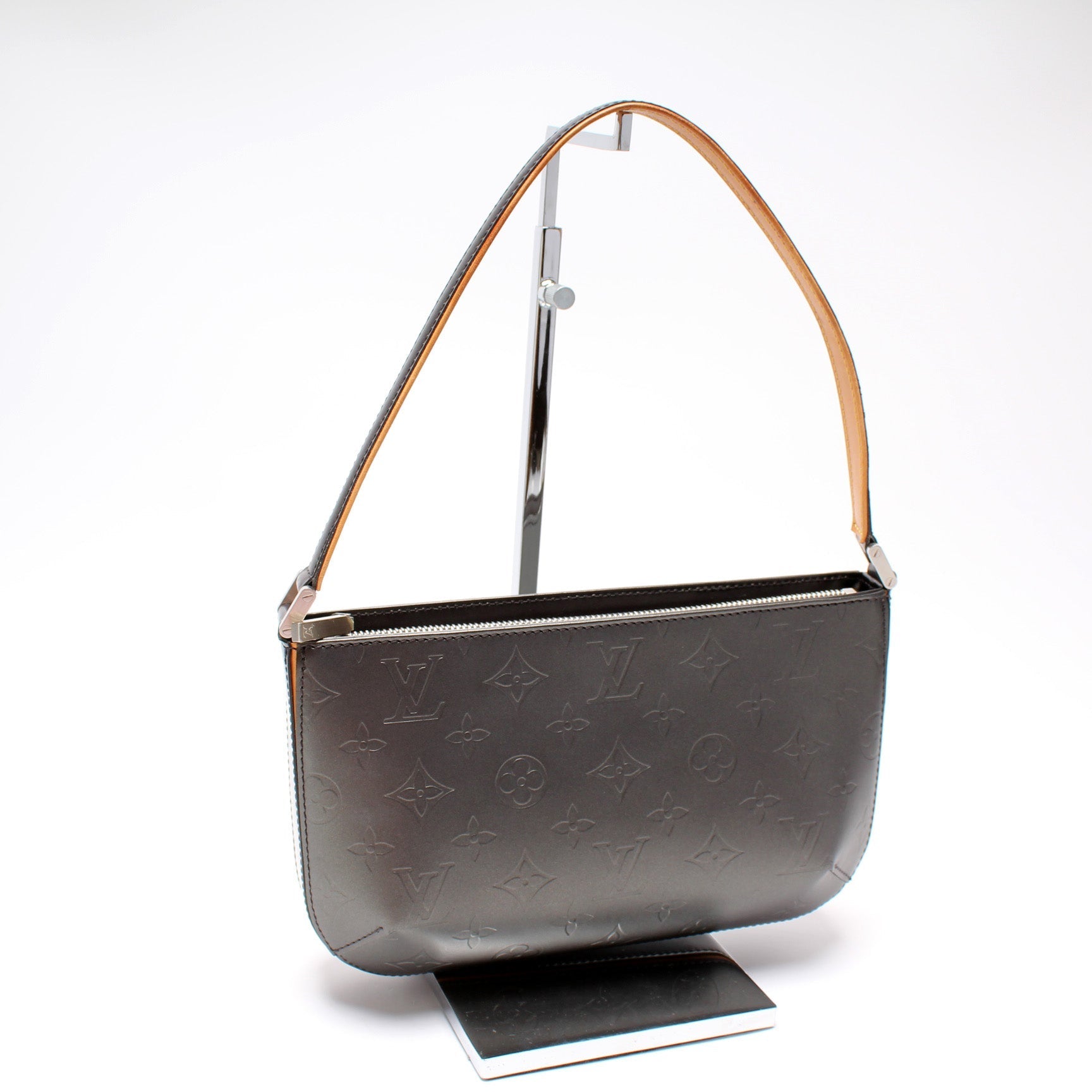 Louis Vuitton Fowler Mat Monogram Leather Handbag Leather 1