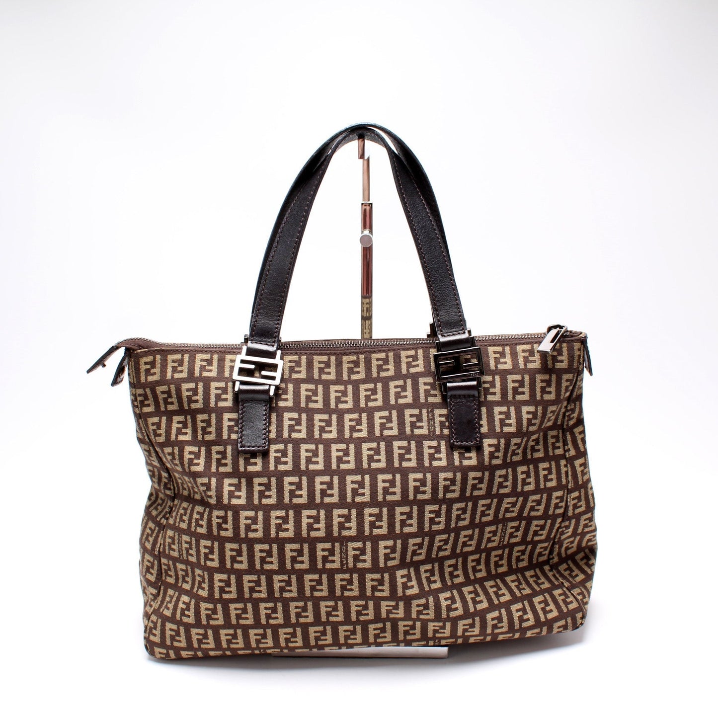 Fendi 8Bh134 Zucchino Tote Bag Zip