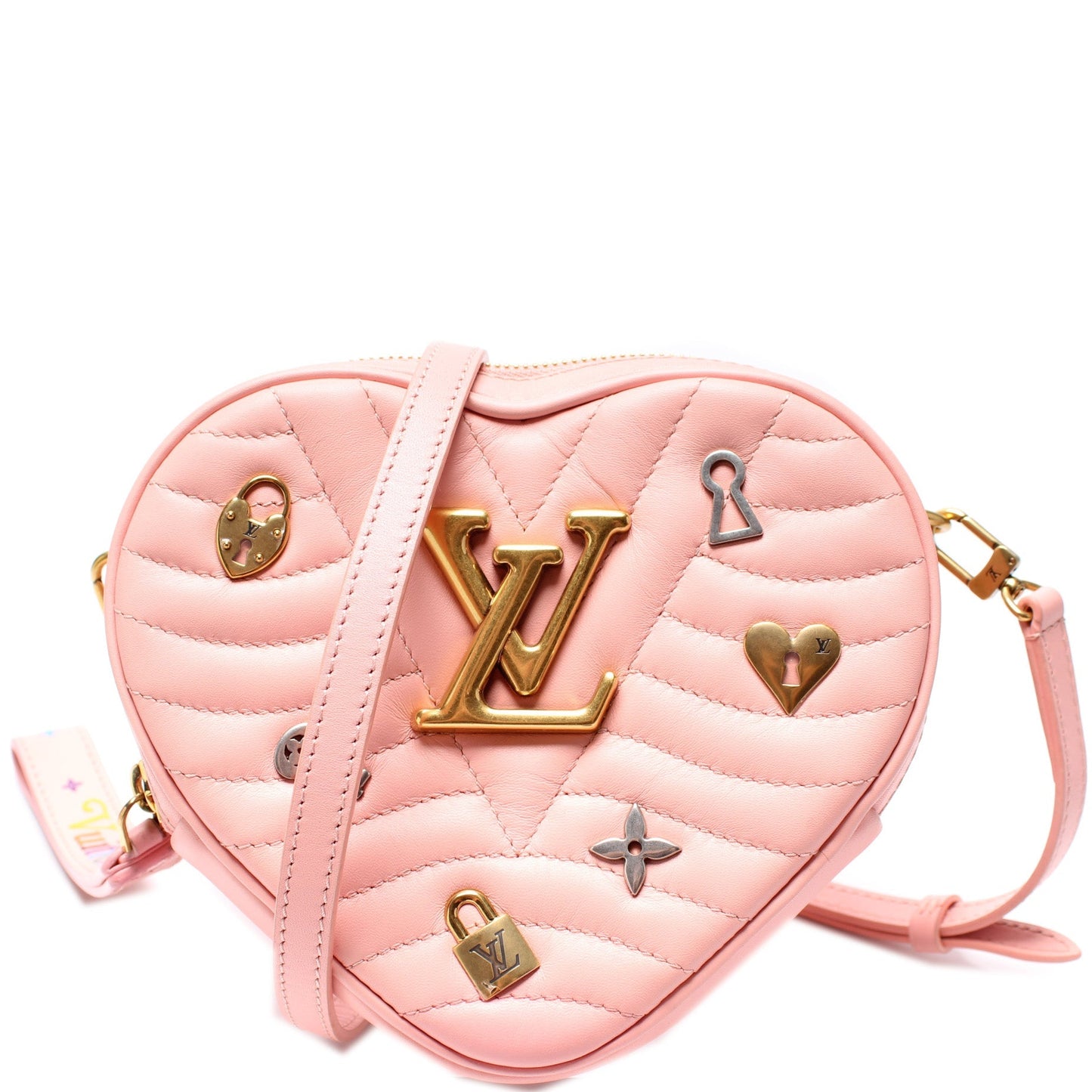 Louis Vuitton New Wave Love Lock Heart Handbag