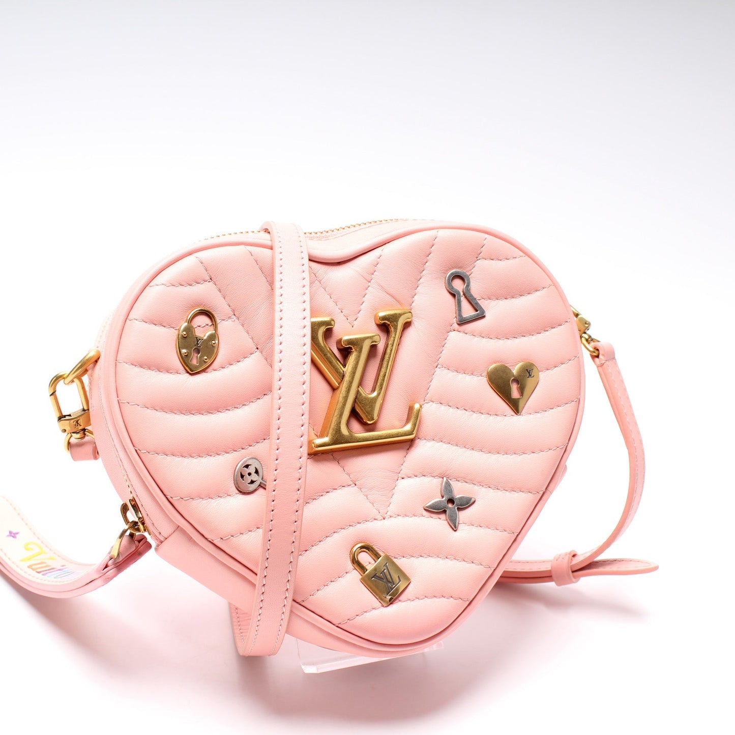Louis Vuitton New Wave Love Lock Heart Handbag