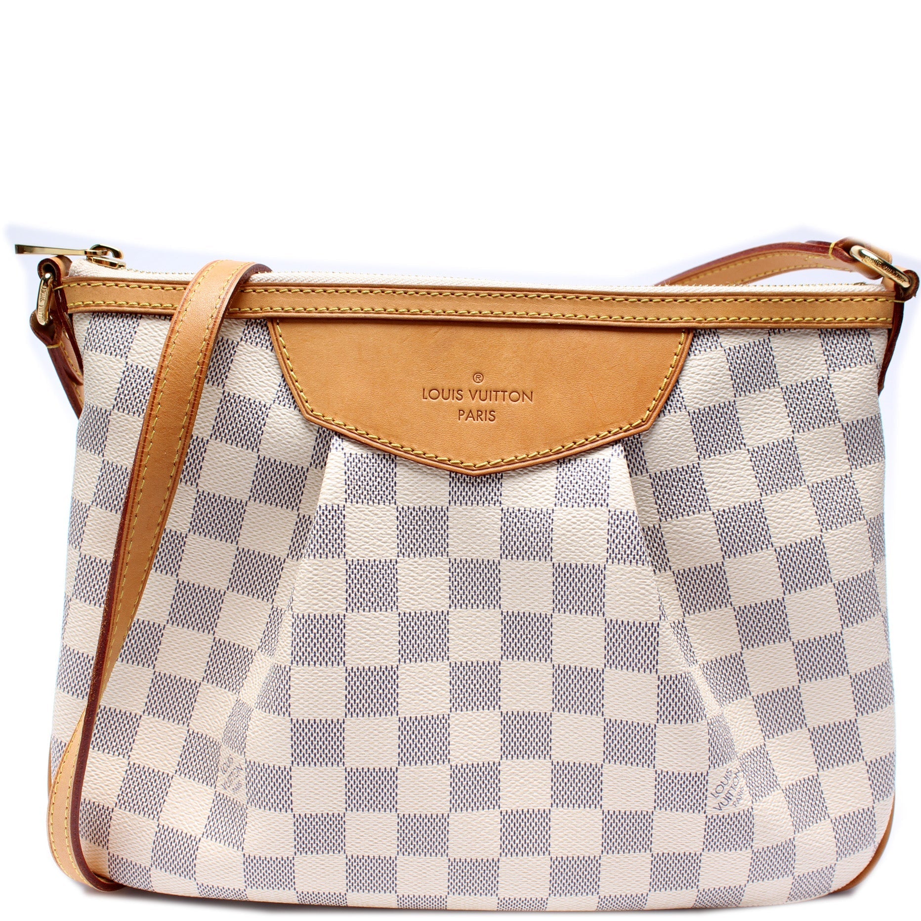 Louis Vuitton Siracusa Azur PM Damier Handbag Azur 2