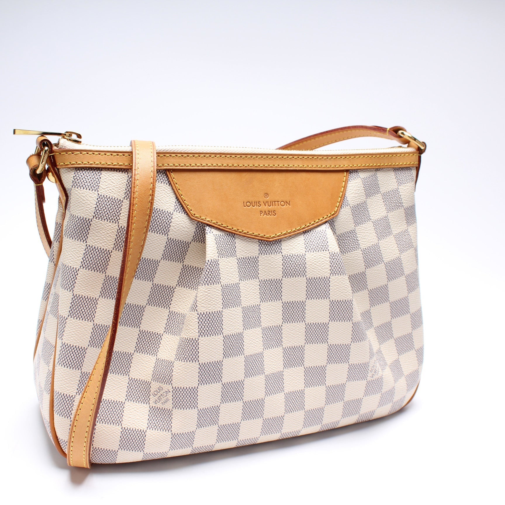 Louis Vuitton Siracusa Azur PM Damier Handbag Azur 2