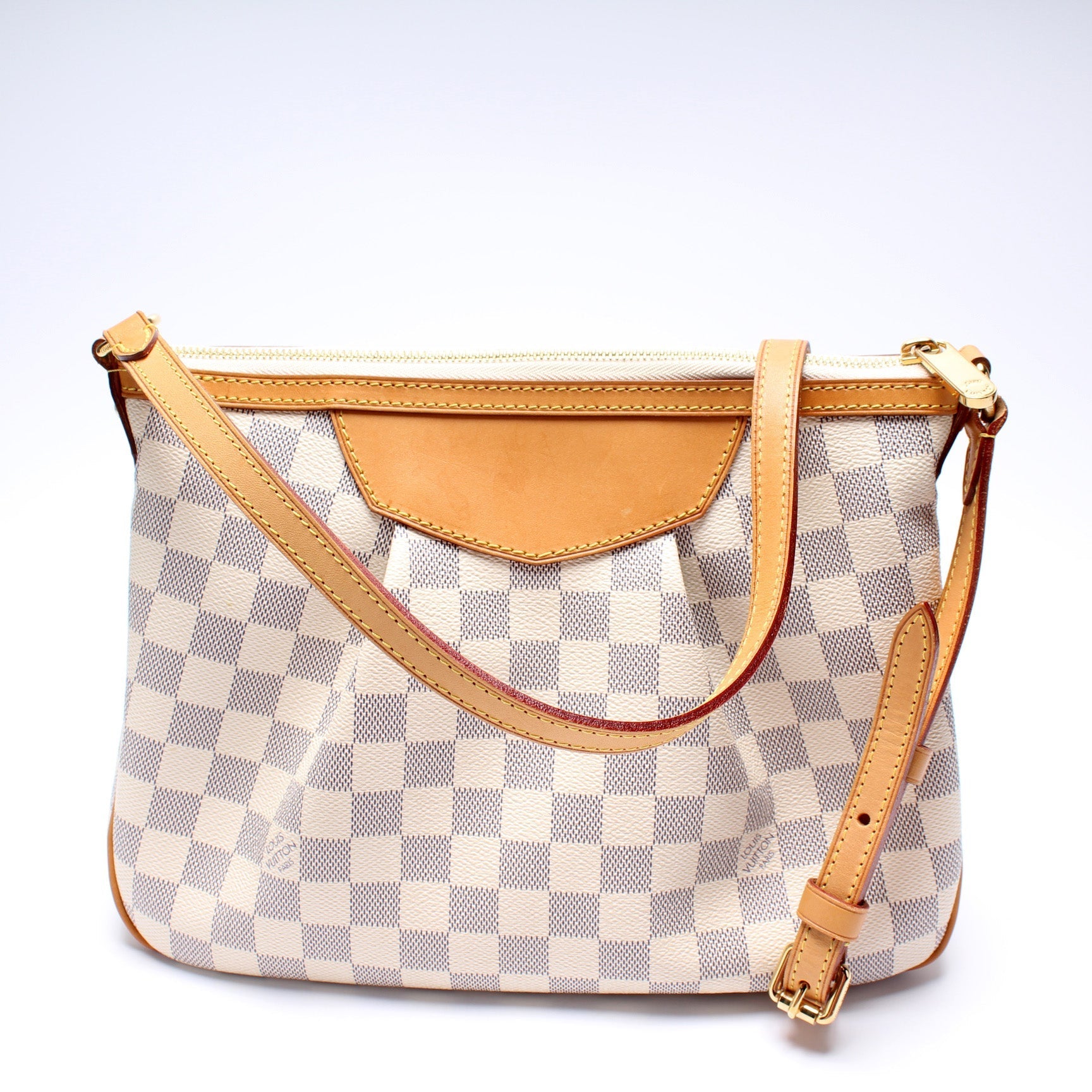 Louis Vuitton Siracusa Azur PM Damier Handbag Azur 2