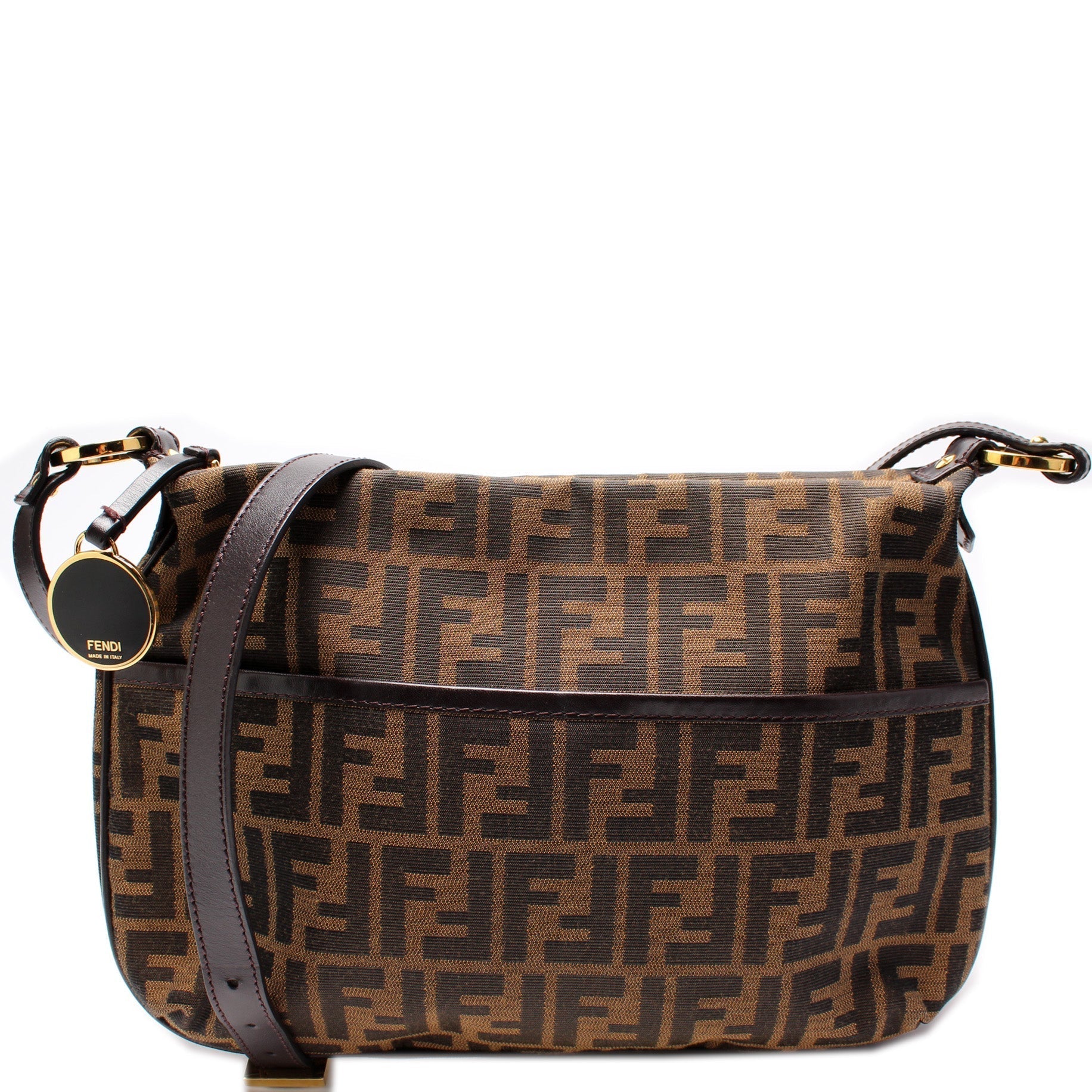 Fendi 8Bt190 Zucca Chef Crossbody Bag