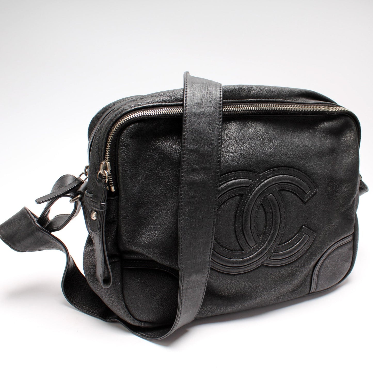 Chanel CC Camera Washed Calfskin 14M Handbag
