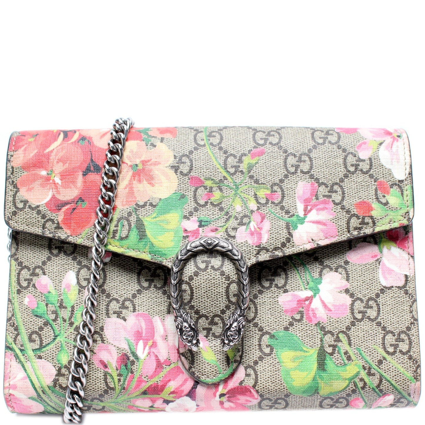 Gucci Dionysus GG Blooms Mini Wallet Case
