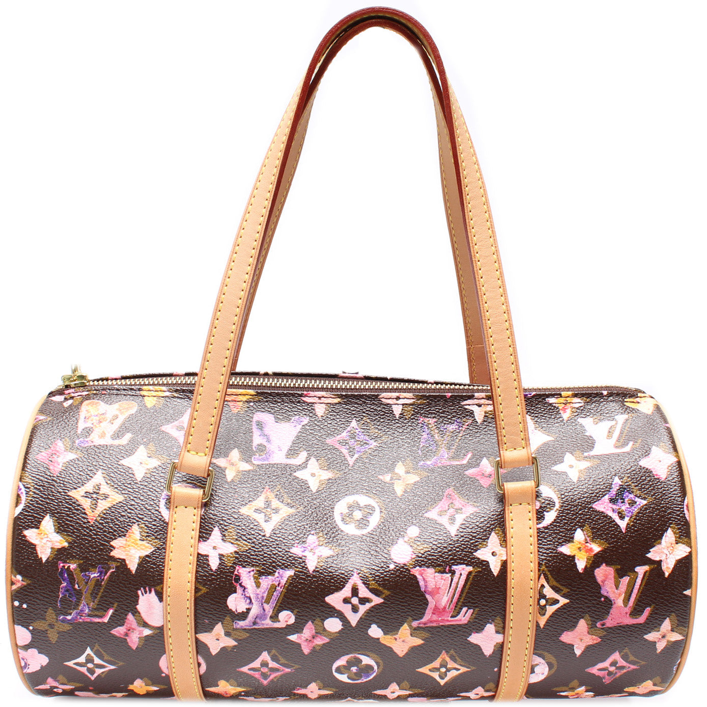 Louis Vuitton Papillon 30 Monogram Watercolor Handbag
