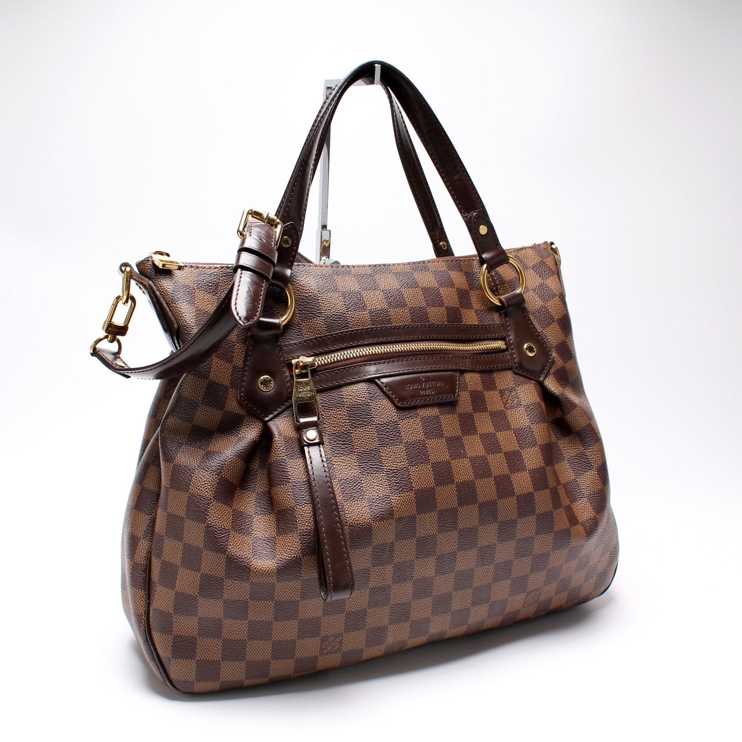 Louis Vuitton Evora MM Ebene Damier Handbag Ebene 1