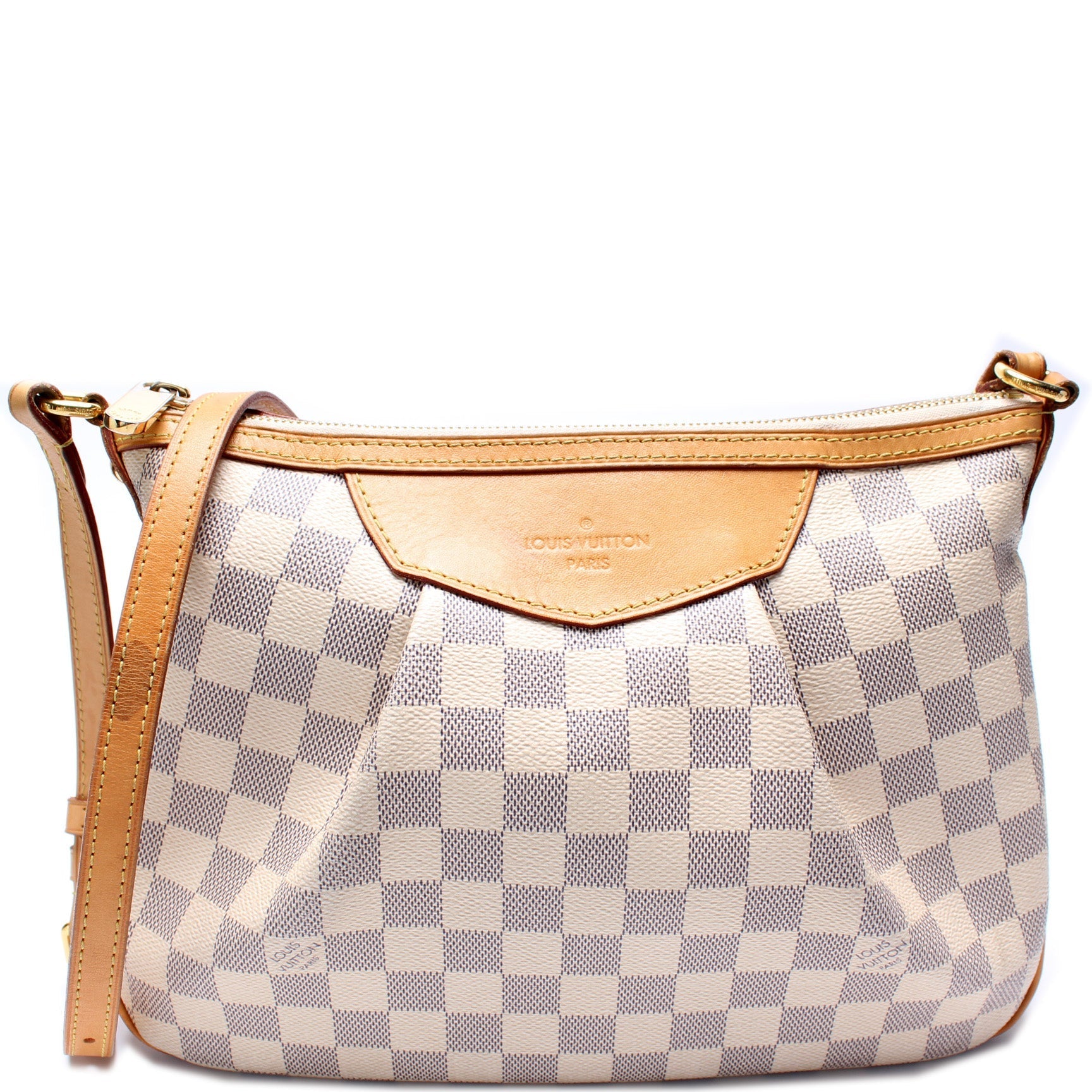 Louis Vuitton Siracusa Azur PM Damier Handbag Azur 7