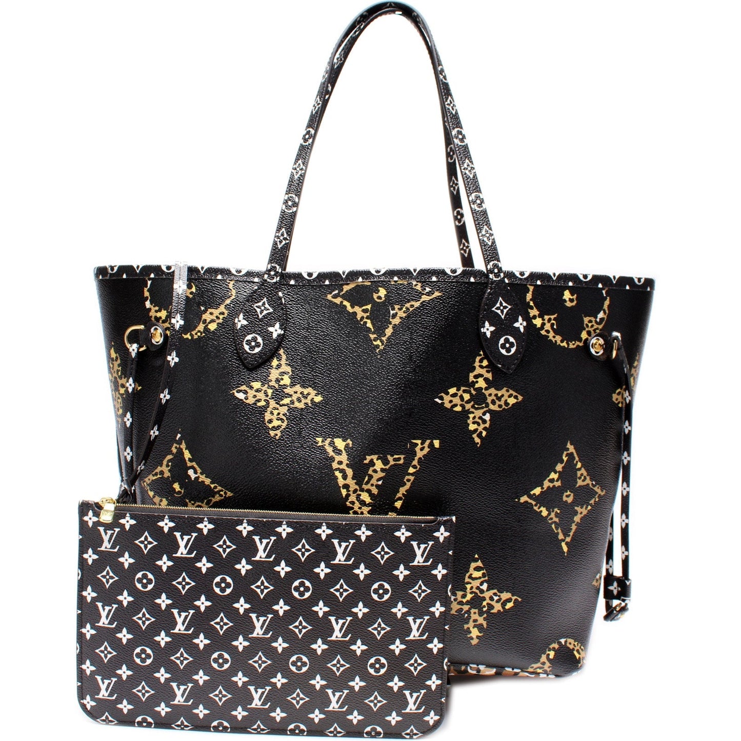 Louis Vuitton Neverfull W MM Jungle Wallet Case