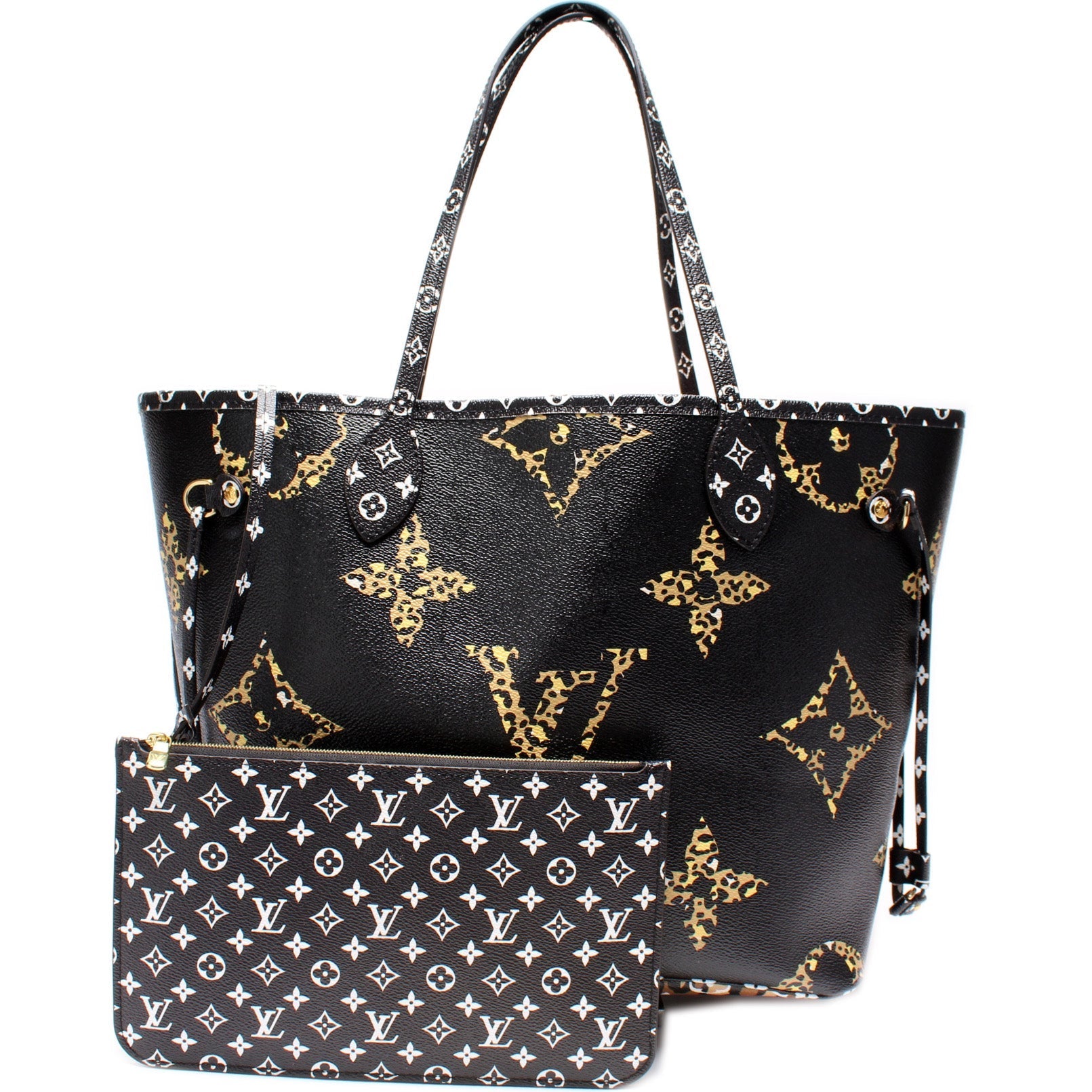 Louis Vuitton Neverfull W MM Jungle Wallet Case
