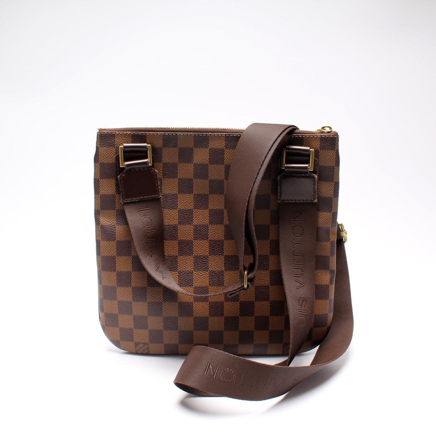 Louis Vuitton Pochette Bosphore Ebene Damier Clutch Bag Ebene 10