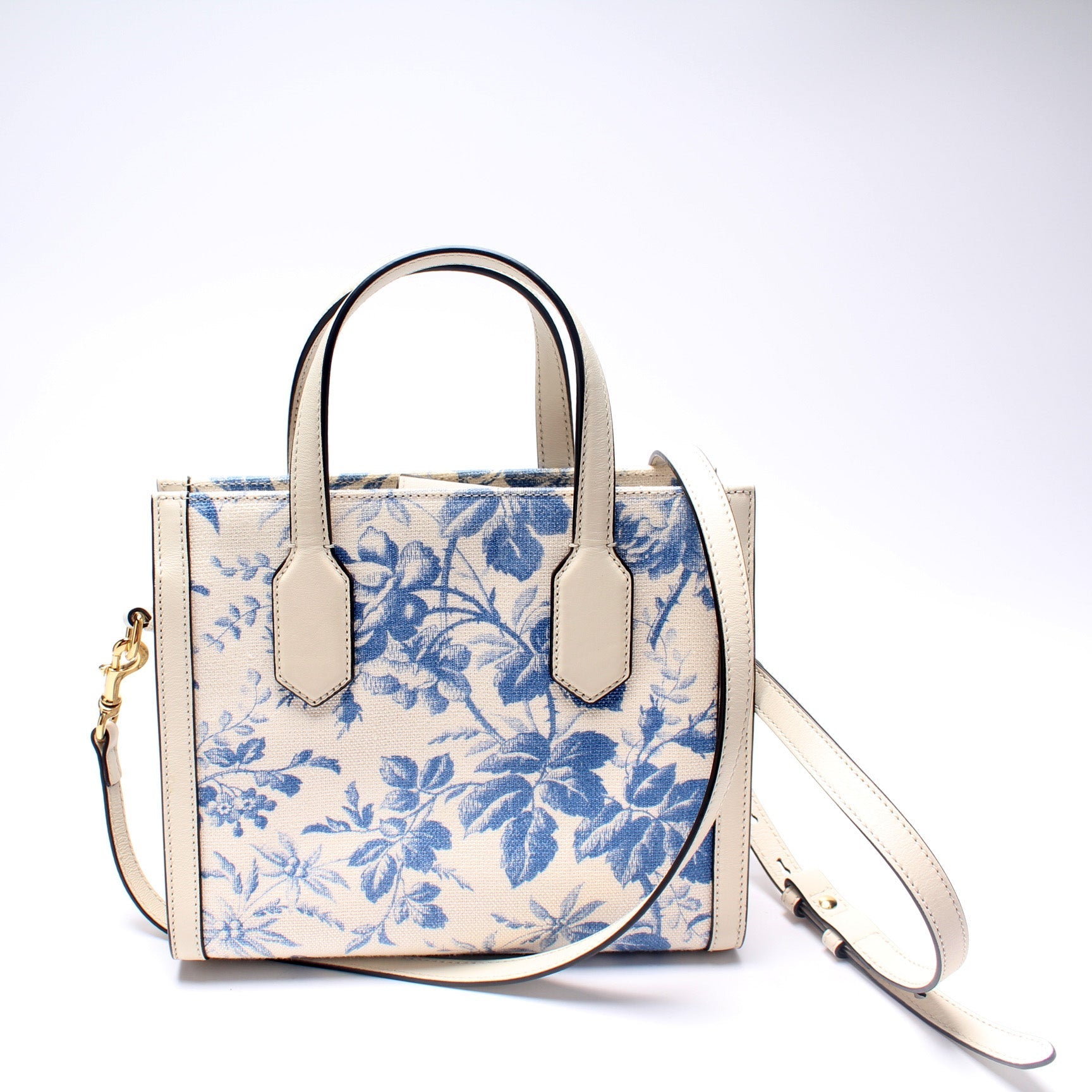 Gucci Ribbon Floral Small Tote Bag