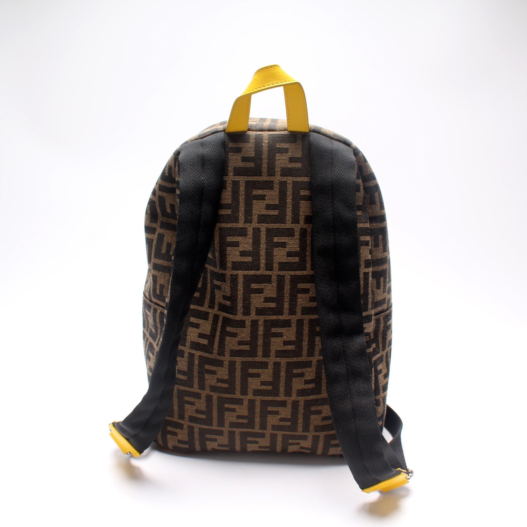Fendi Zucca Monster Eyes Backpack Bag Canvas Small