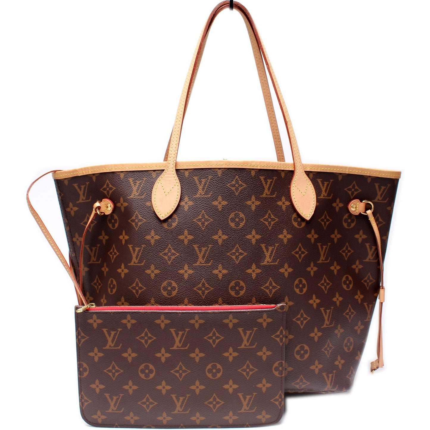 Louis Vuitton Neverfull W MM Monogram Wallet Case Monogram 11