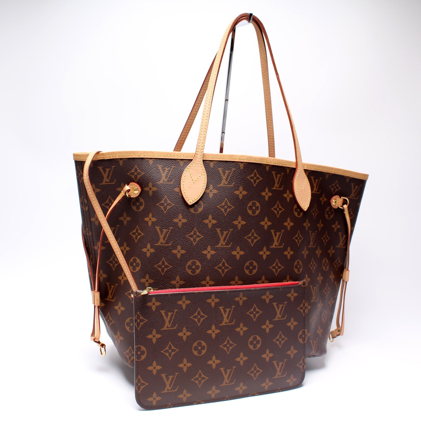 Louis Vuitton Neverfull W MM Monogram Wallet Case Monogram 11