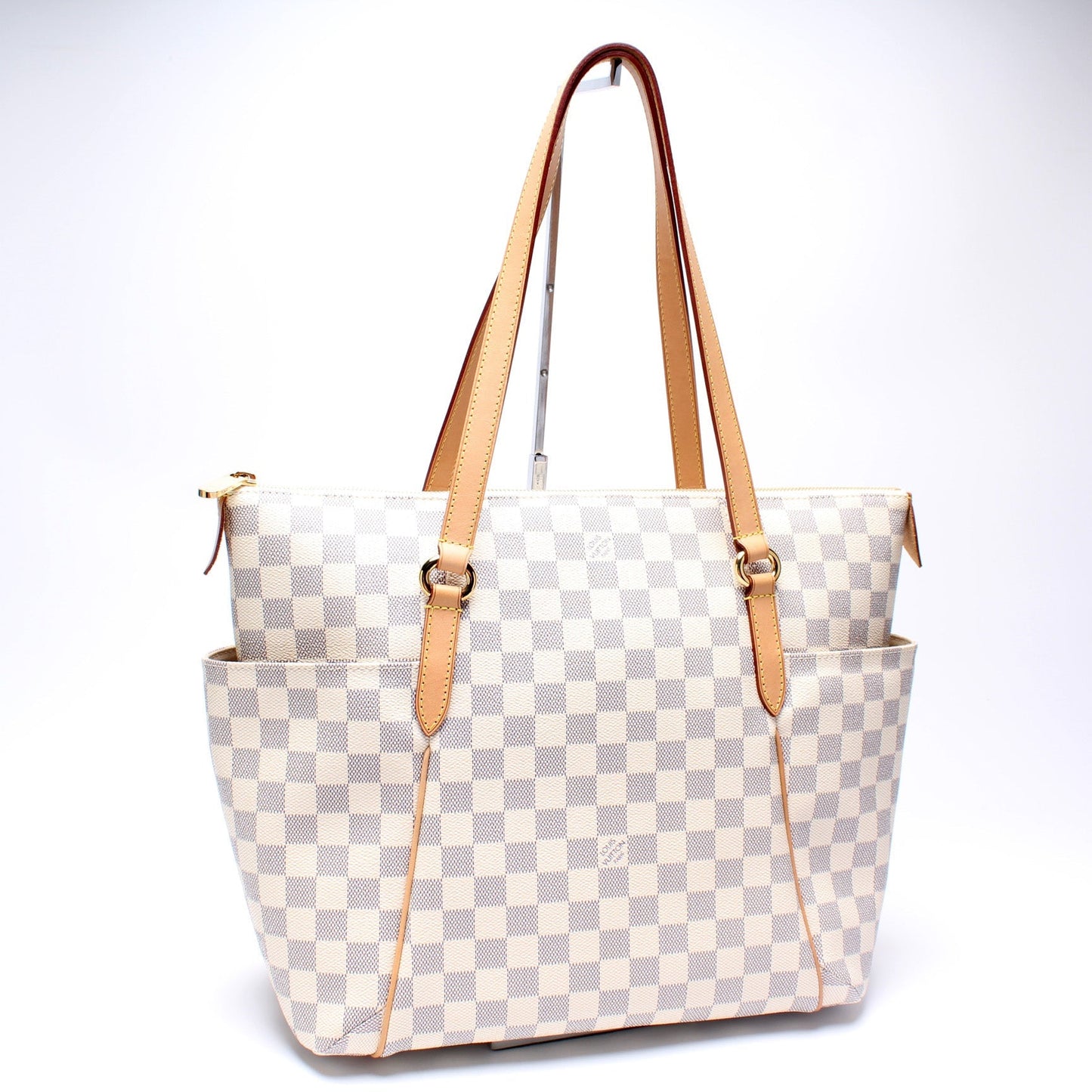 Louis Vuitton Totally Azur MM Damier Handbag Azur 12