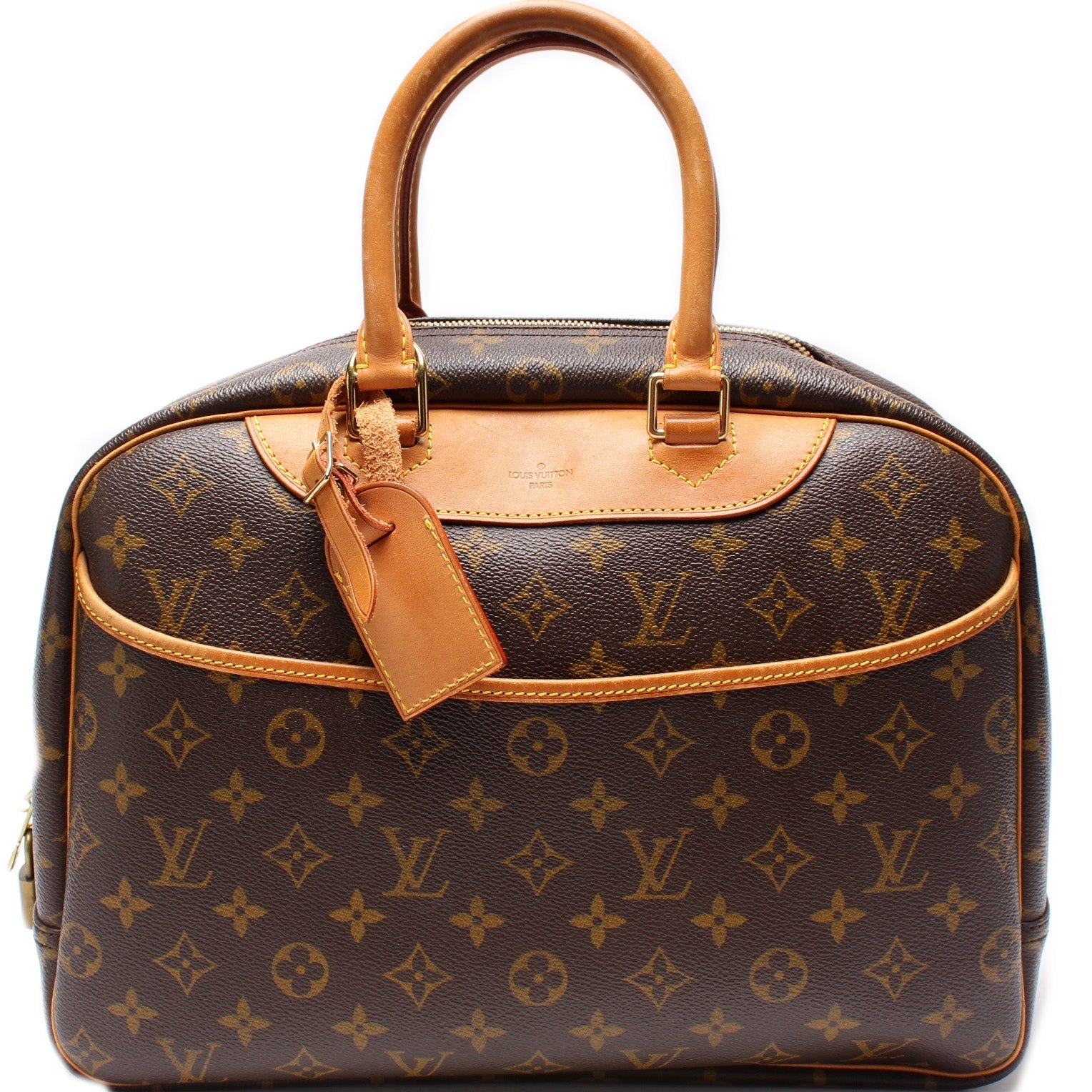 Louis Vuitton Deauville Monogram Handbag Monogram 10