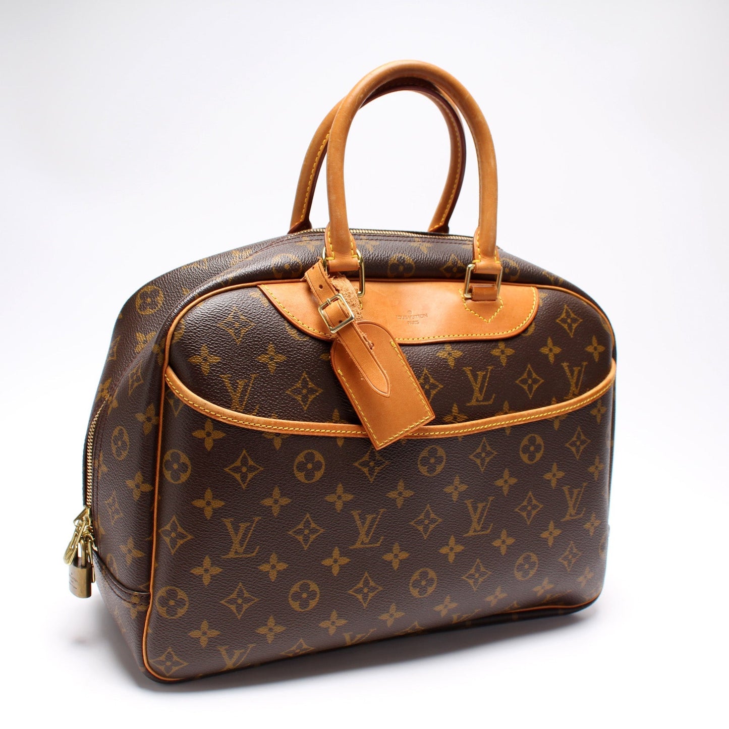 Louis Vuitton Deauville Monogram Handbag Monogram 10