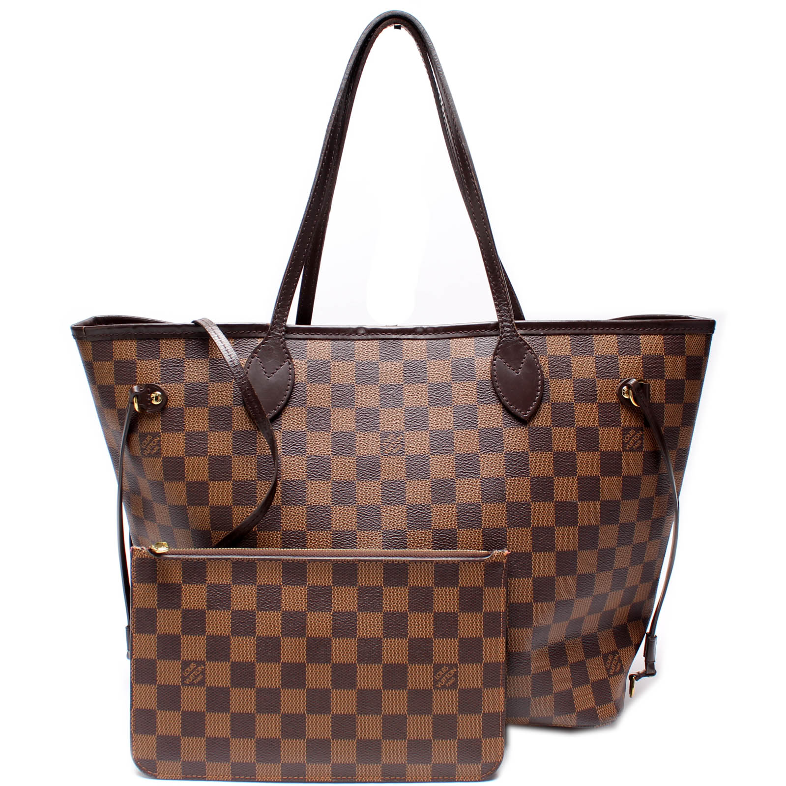 Louis Vuitton Neverfull w MM Ebene Damier Wallet Case Ebene 14