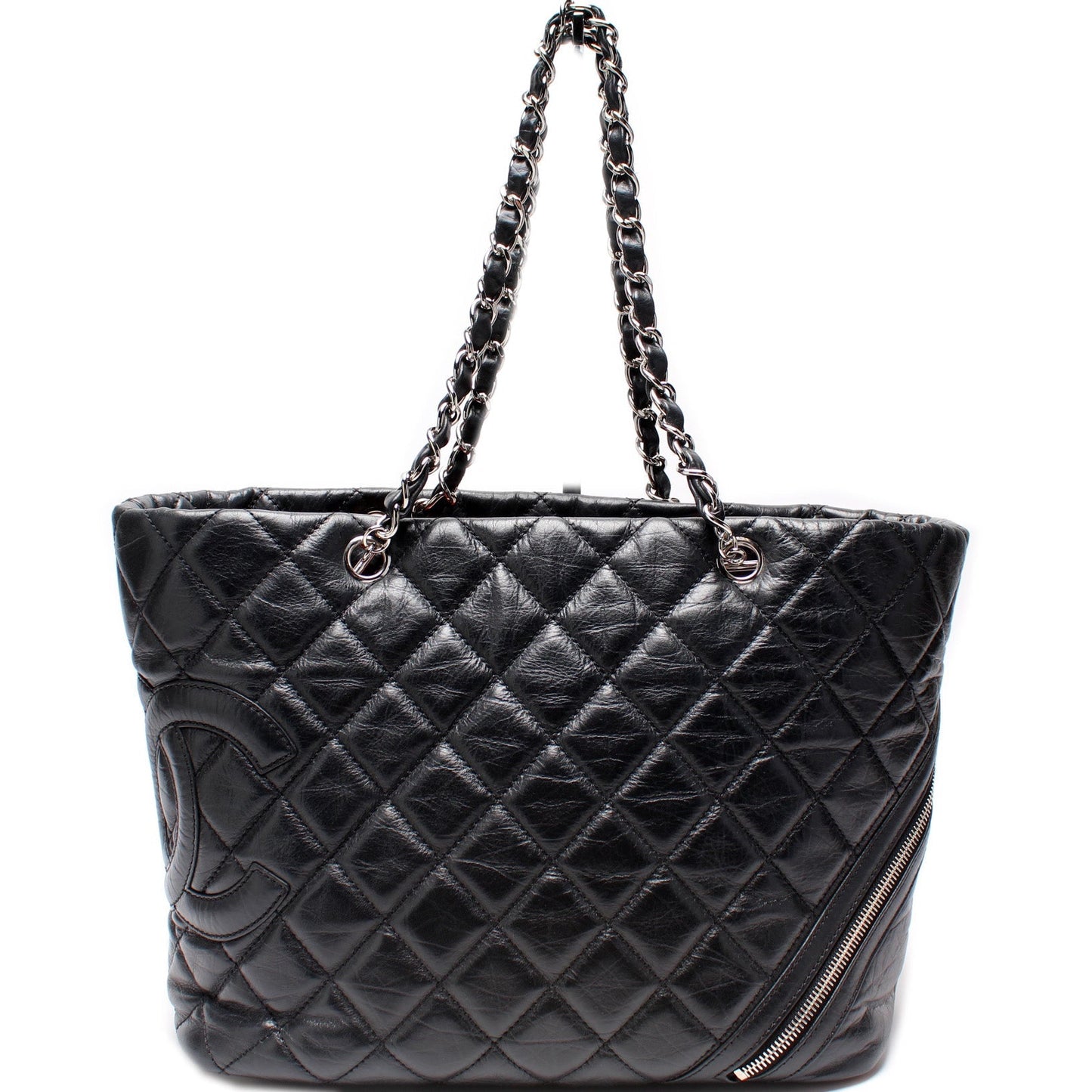 Chanel Cotton Club Ligne Aged Calfskin 11M Tote Bag
