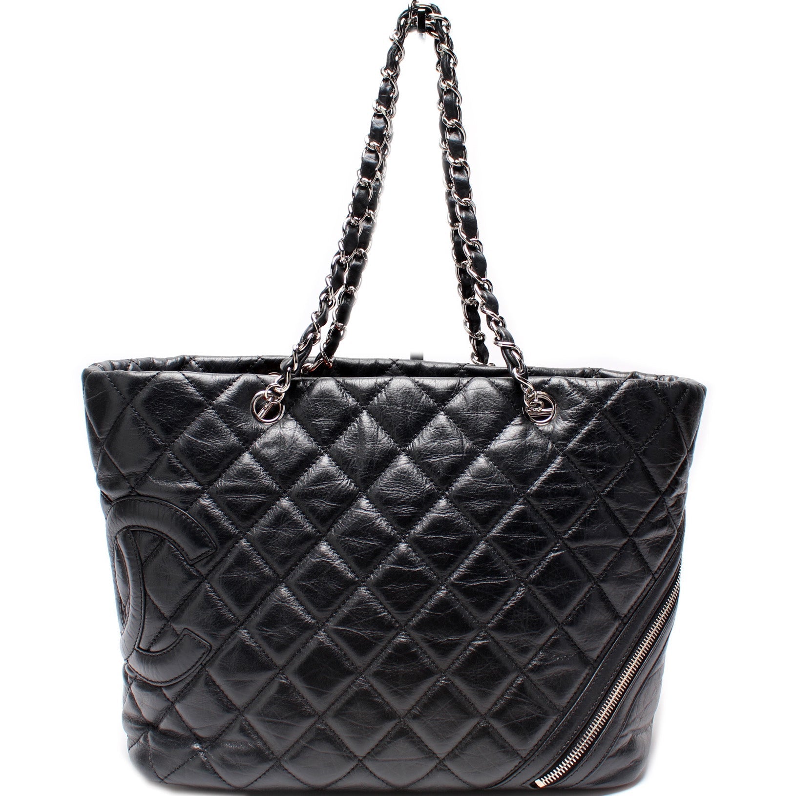 Chanel Cotton Club Ligne Aged Calfskin 11M Tote Bag