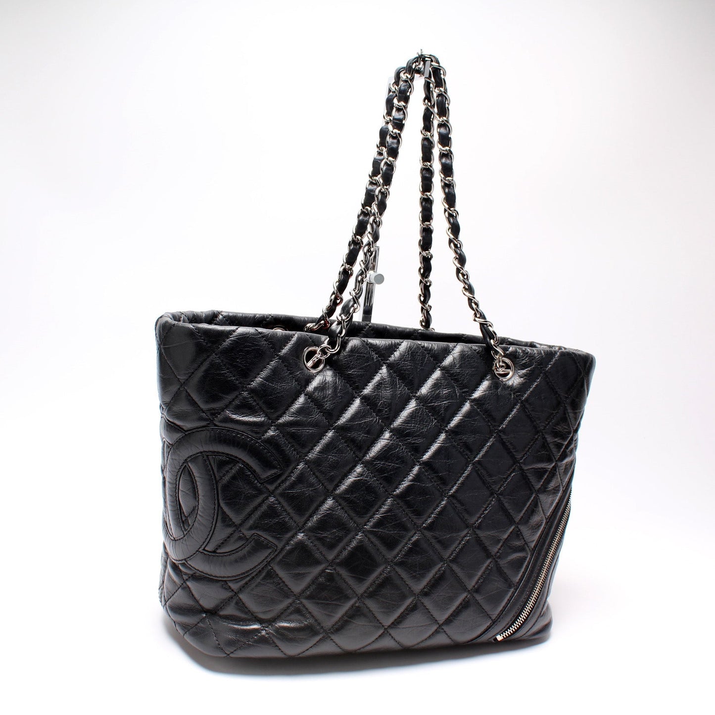 Chanel Cotton Club Ligne Aged Calfskin 11M Tote Bag