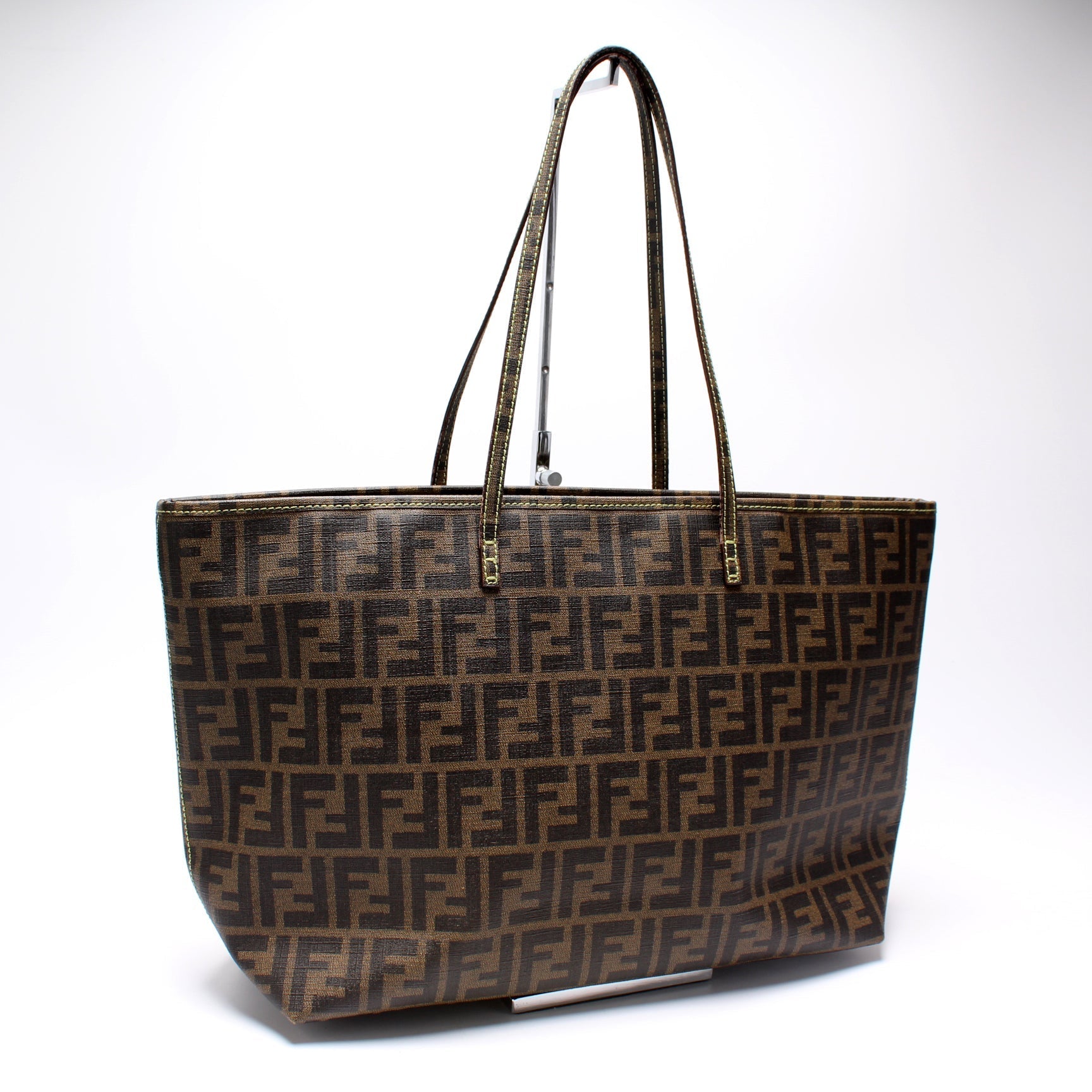 Fendi 8Bh185 Coated Tote Bag Zip