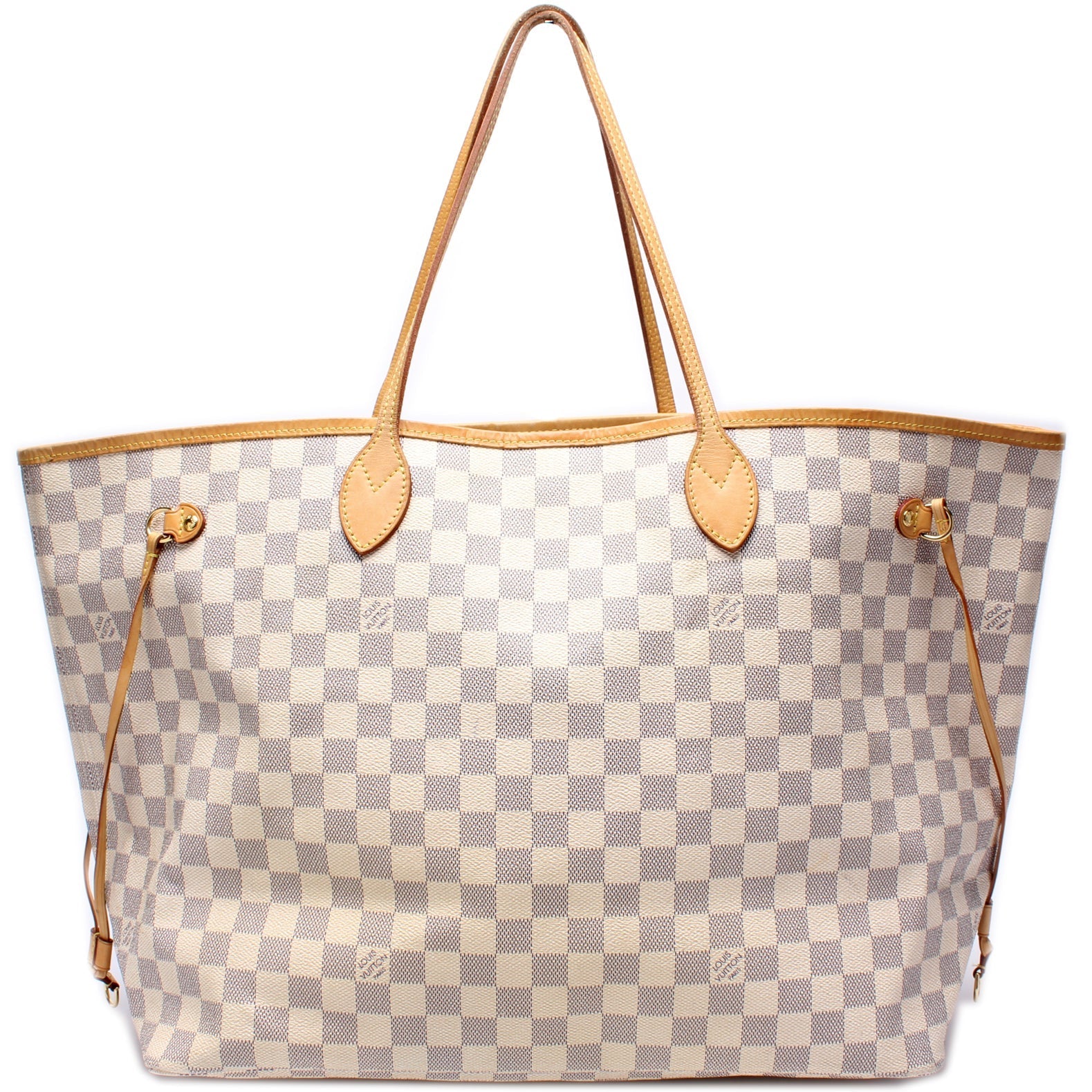 Louis Vuitton Neverfull GM Azur Damier Tote Bag Azur 3