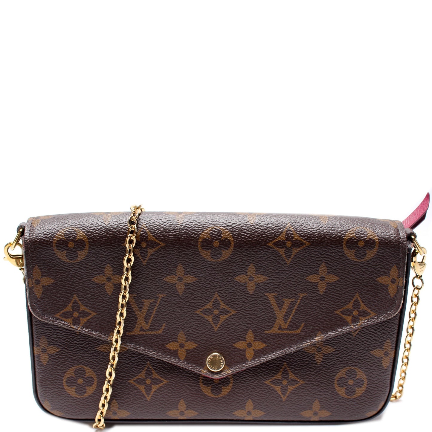 Louis Vuitton Pochette Felicie Monogram Clutch Bag Monogram 22