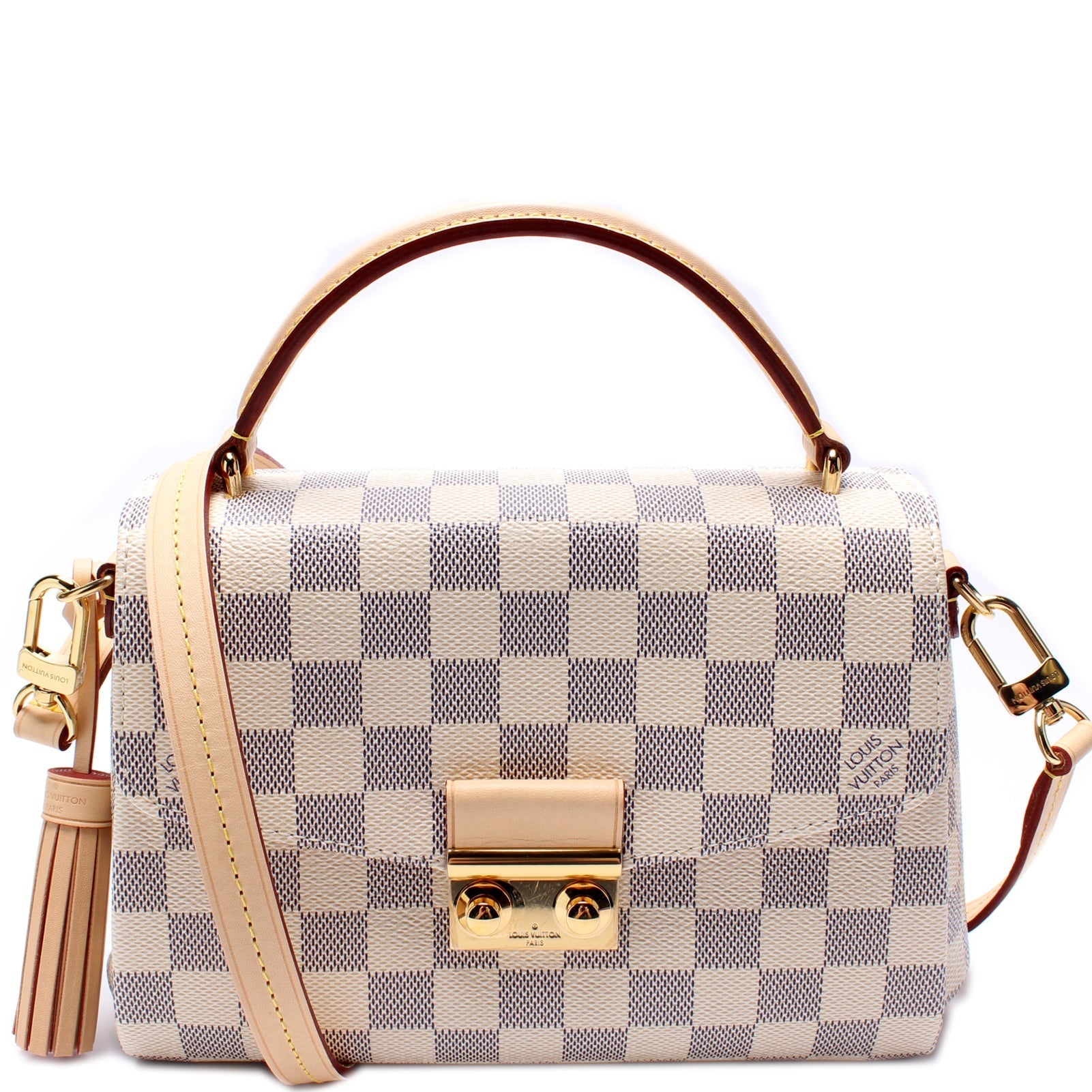 Louis Vuitton Croisette Azur Damier Handbag Azur 8
