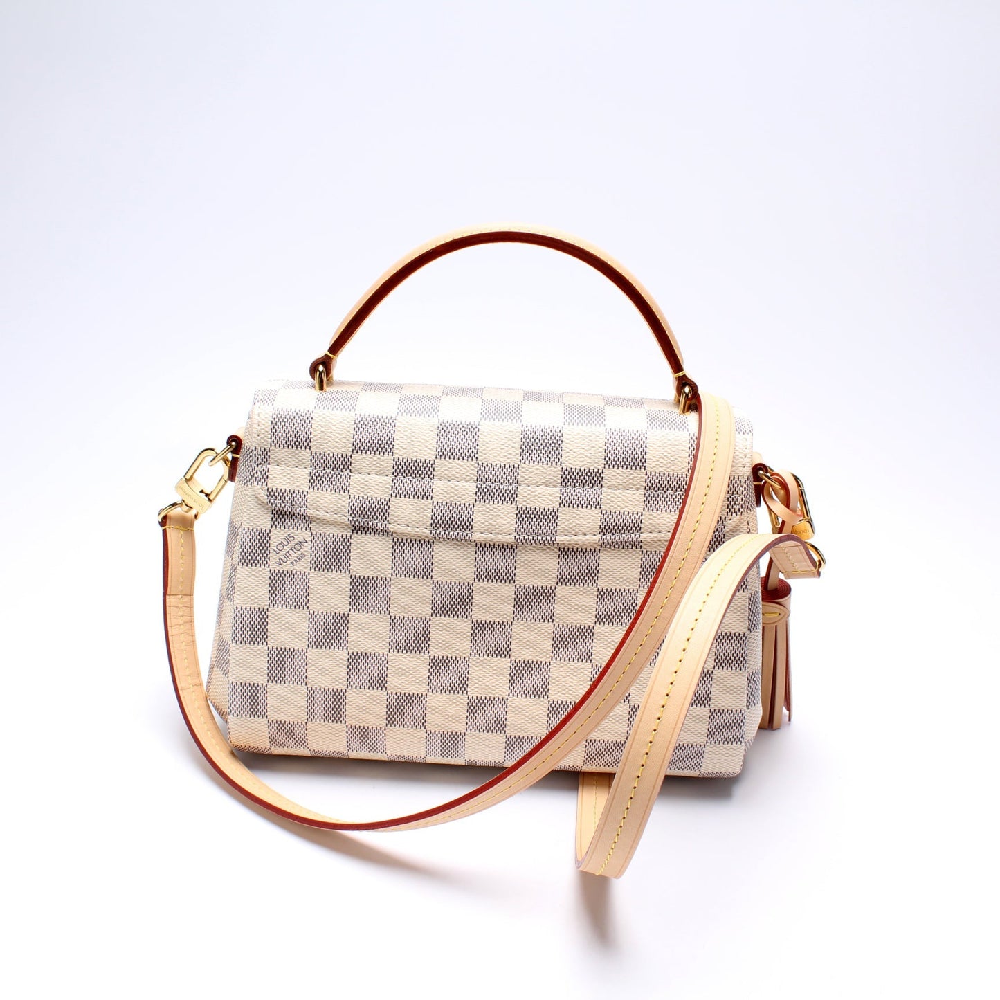 Louis Vuitton Croisette Azur Damier Handbag Azur 8