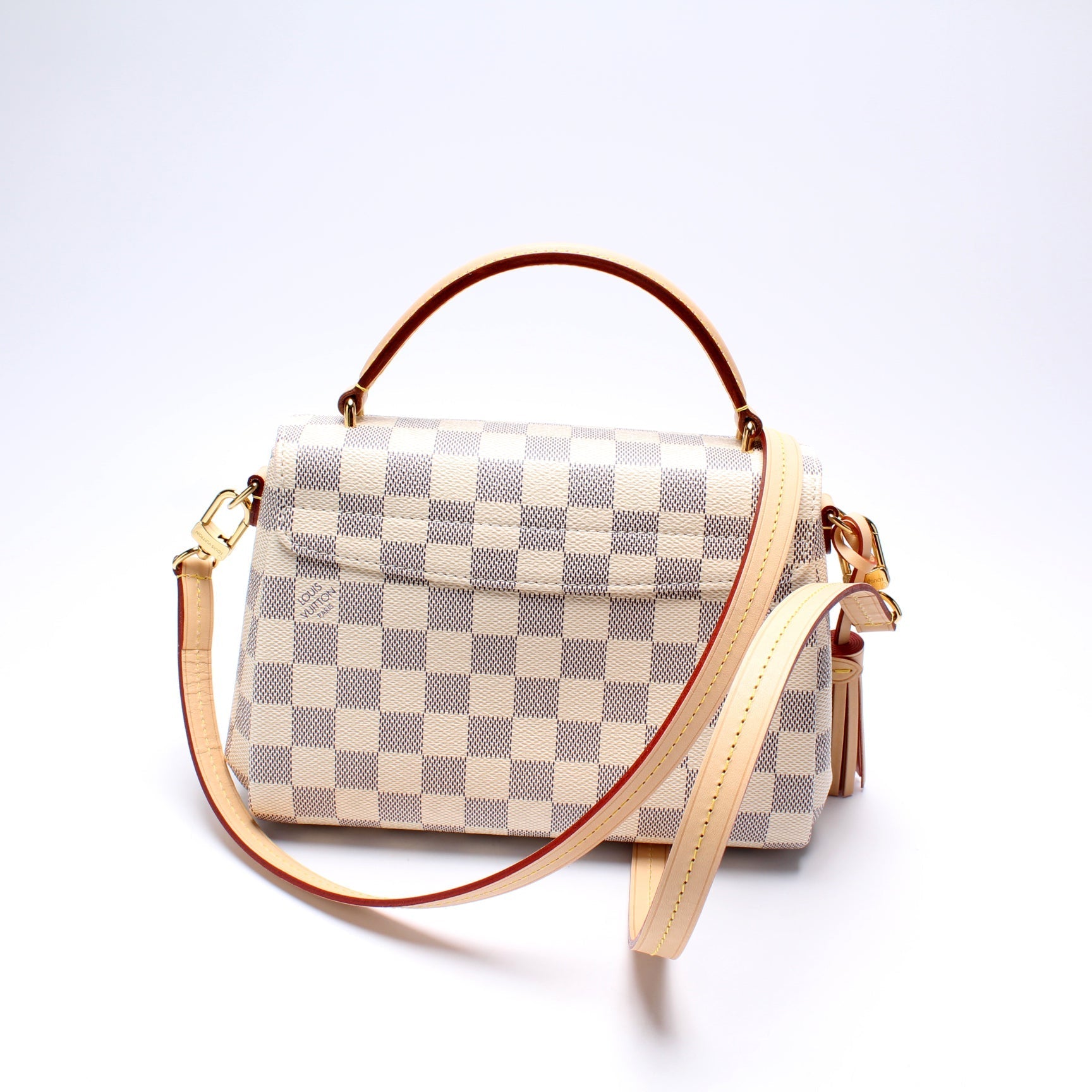 Louis Vuitton Croisette Azur Damier Handbag Azur 8