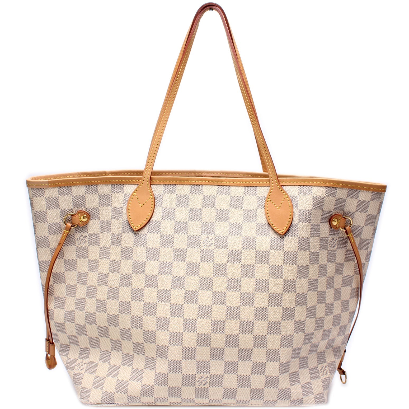 Louis Vuitton Neverfull MM Azur Damier Tote Bag Azur 17