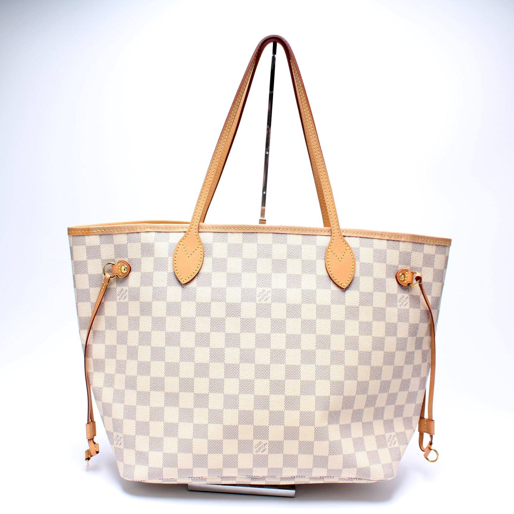 Louis Vuitton Neverfull MM Azur Damier Tote Bag Azur 17
