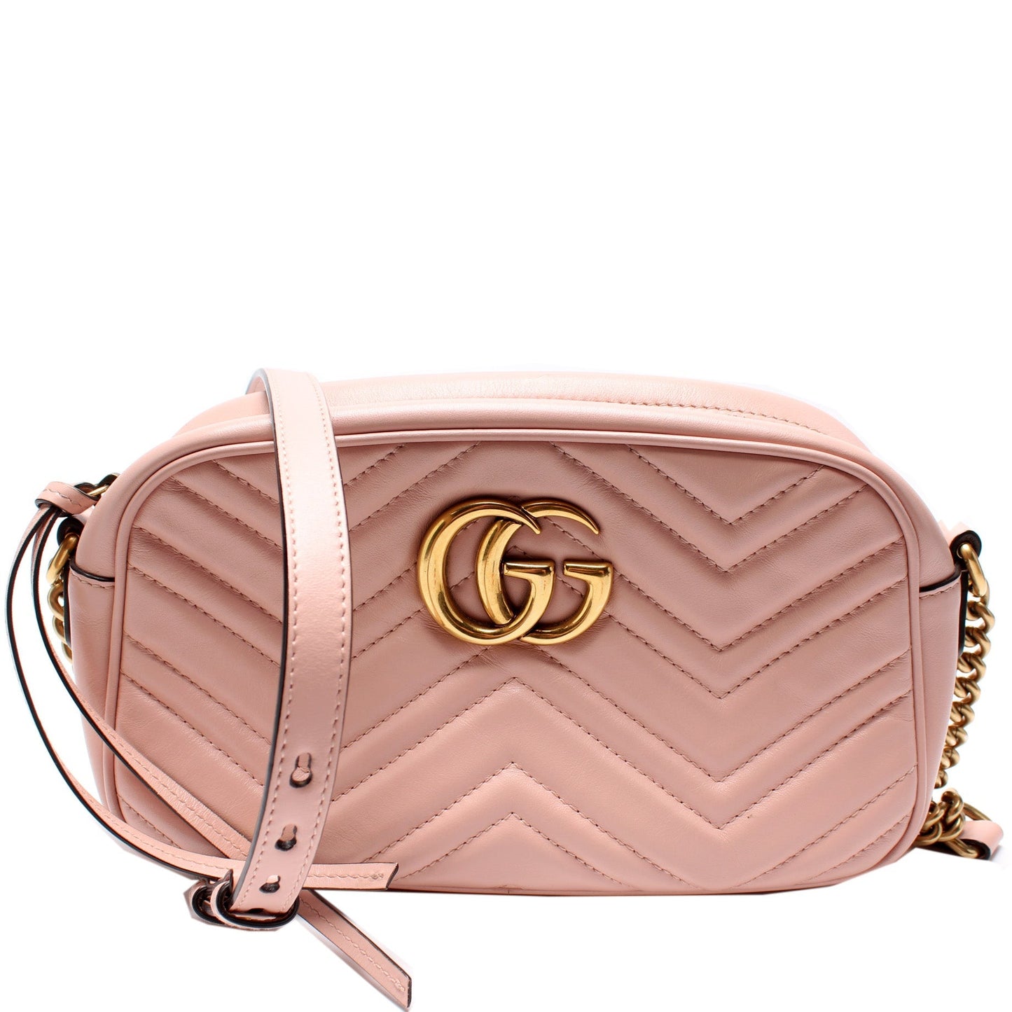 Gucci Marmont Camera Leather Small Crossbody Bag Bag 19