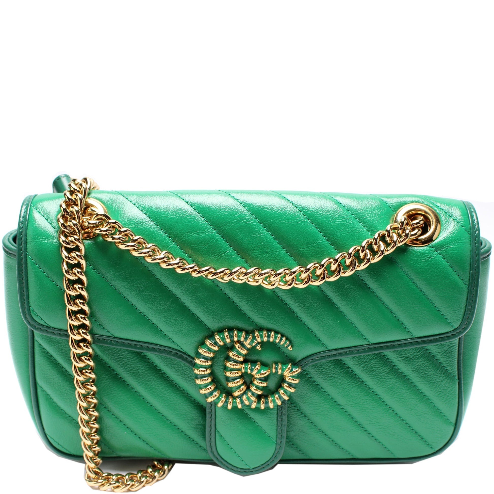 Gucci Marmont Torchon Small Flap Shoulder Bag Flap 1