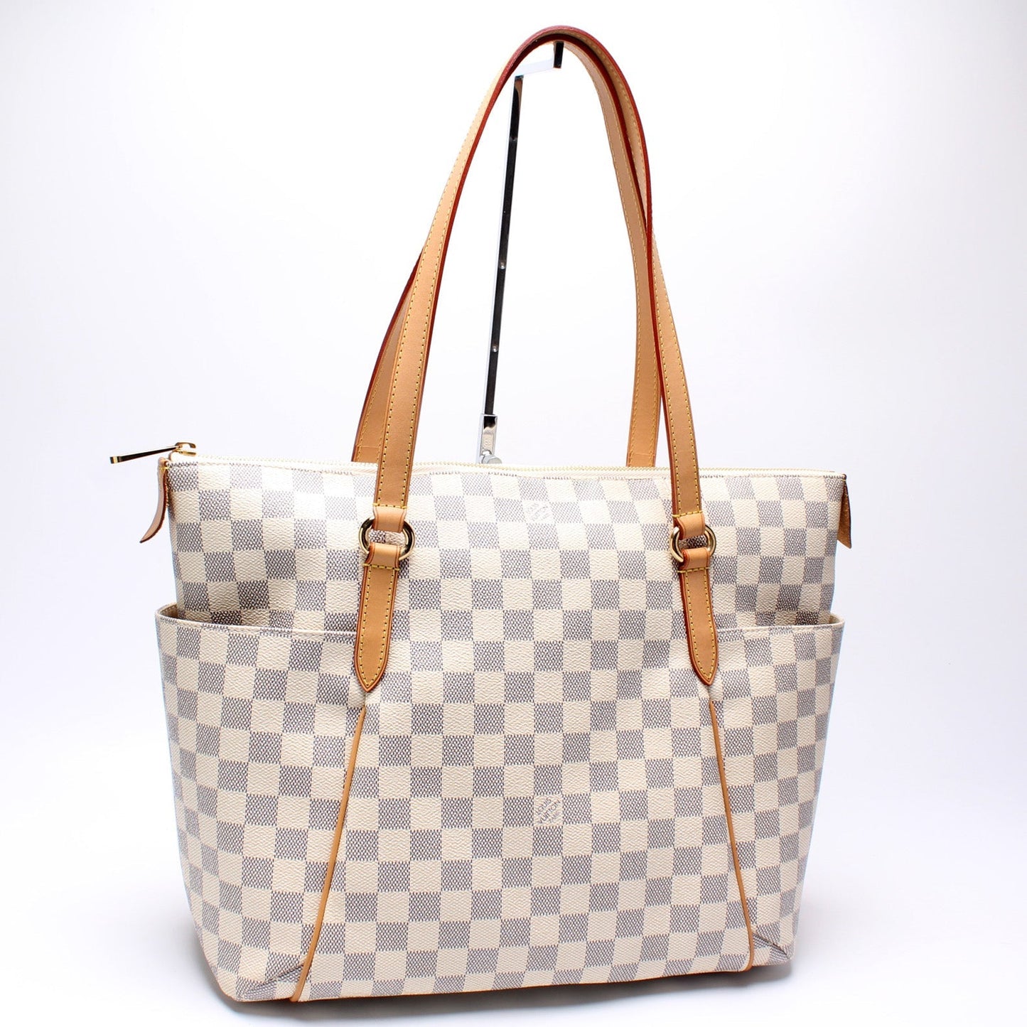 Louis Vuitton Totally Azur MM Damier Handbag Azur 9