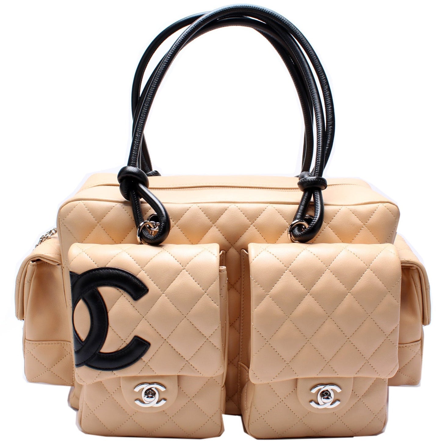Chanel Cambon Multipocket Reporter Handbag