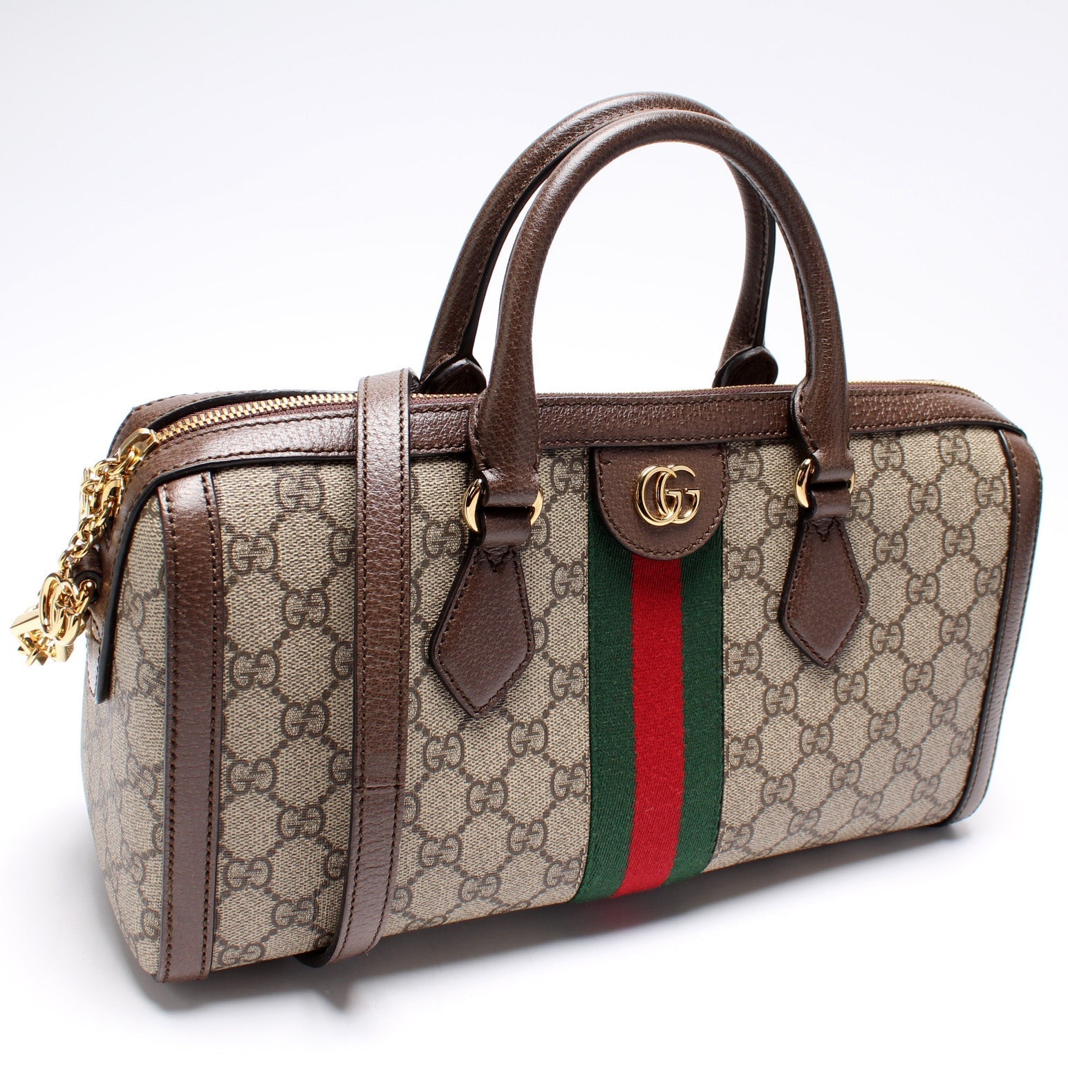 Gucci GG Supreme Ophidia Boston Medium Travel Bag Medium 1