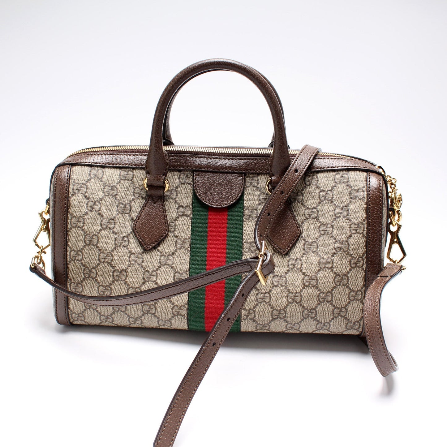 Gucci GG Supreme Ophidia Boston Medium Travel Bag Medium 1