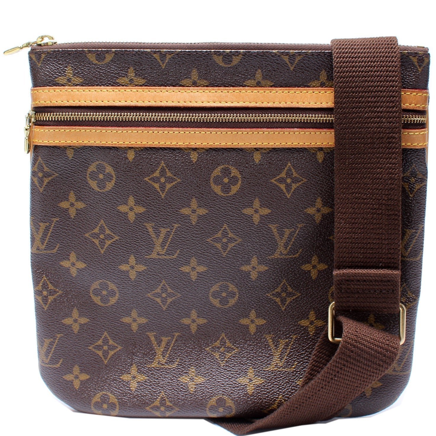Louis Vuitton Pochette Bosphore Monogram Clutch Bag Monogram 1