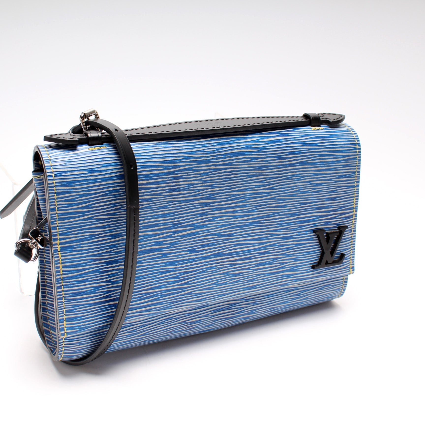 Louis Vuitton Clery Denim Epi Handbag