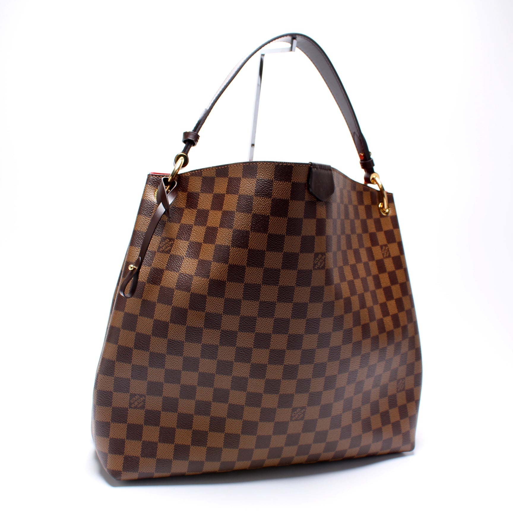 Louis Vuitton Graceful MM Ebene Damier Handbag Ebene 8