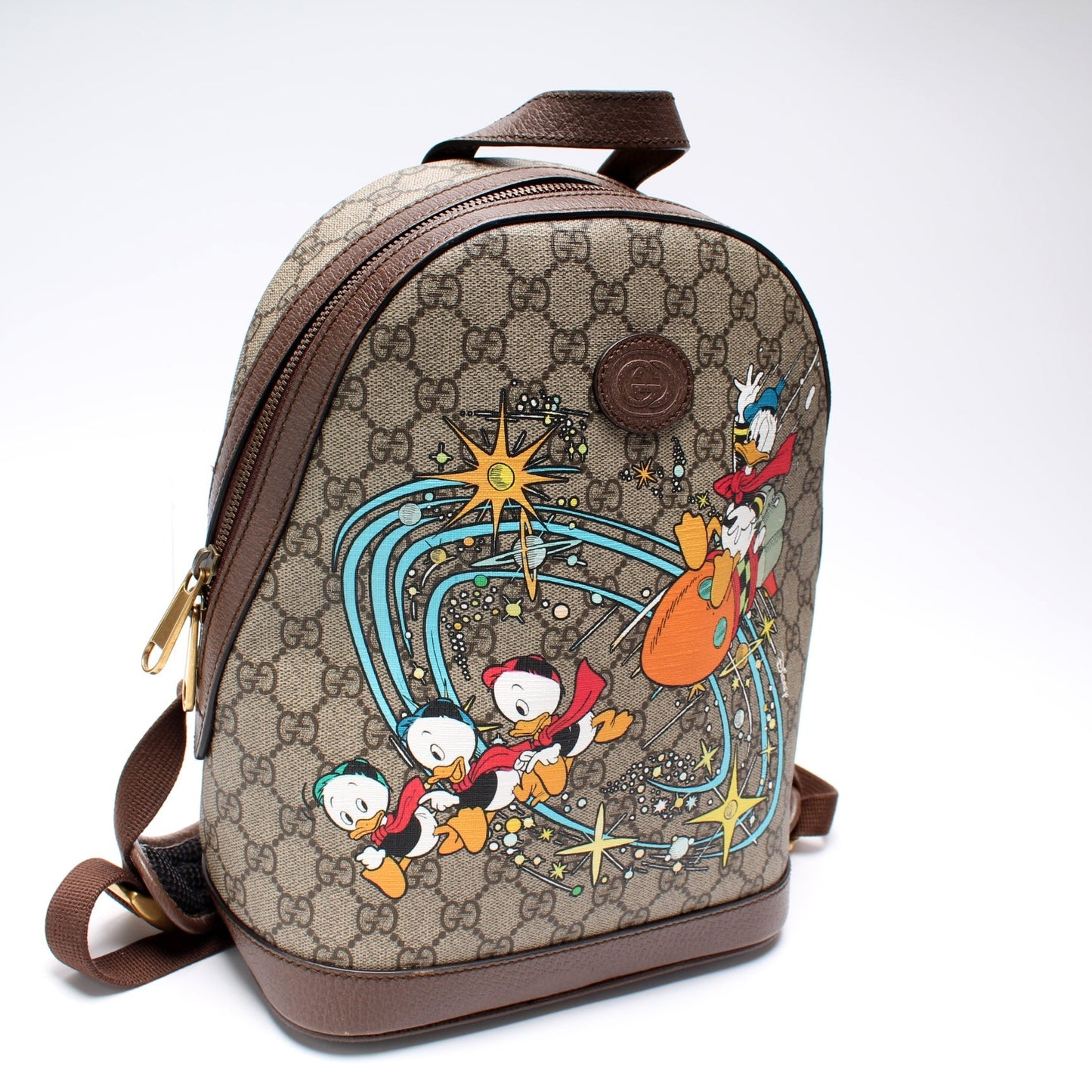 Gucci Disney X Donald Duck GG Supreme Small Backpack