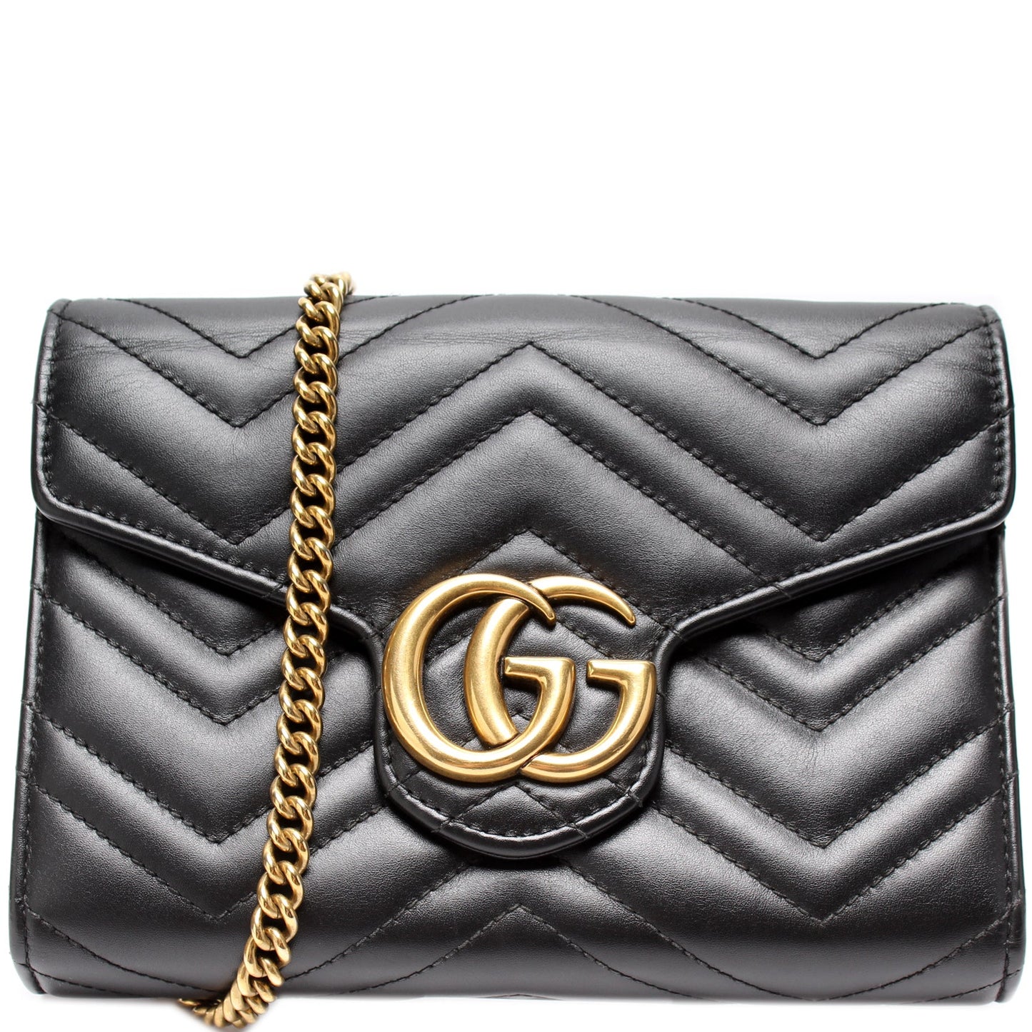 Gucci Marmont Chain Wallet Case Wallet 10