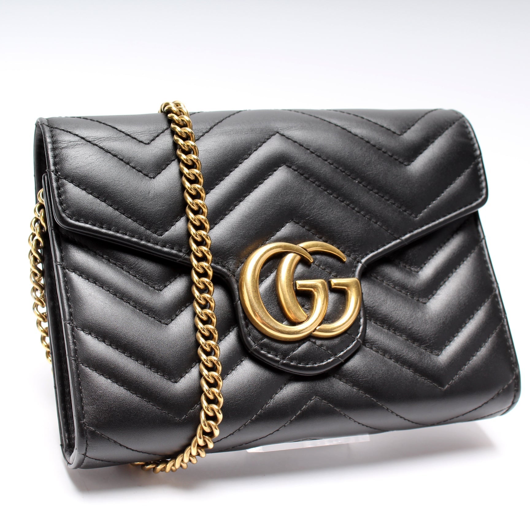 Gucci Marmont Chain Wallet Case Wallet 10