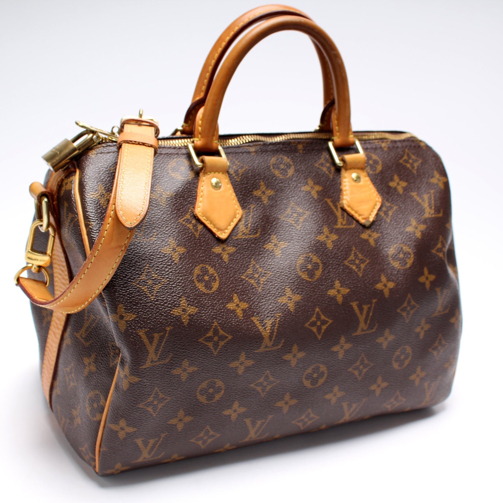 Louis Vuitton Speedy 30 Bandouliere Monogram Handbag Monogram 27