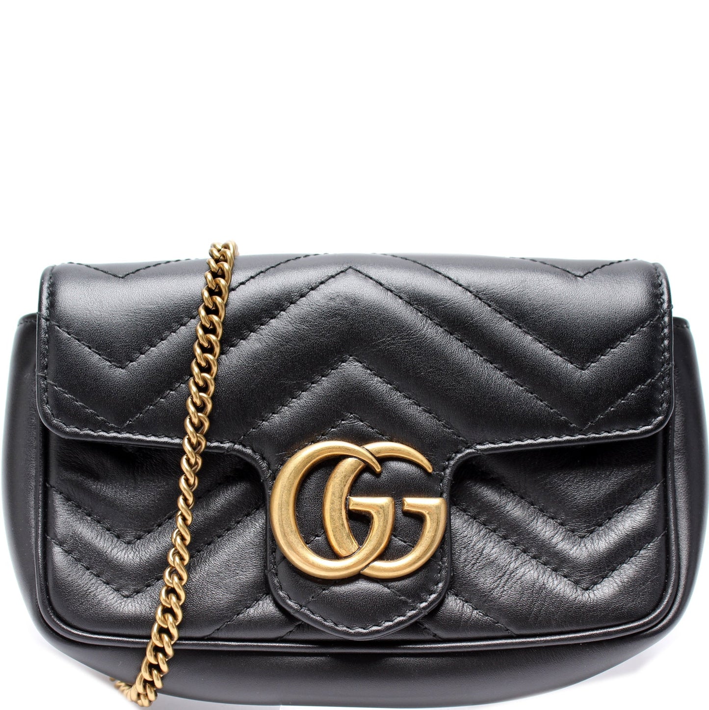 Gucci Marmont Super Mini Flap Travel Bag Flap 5